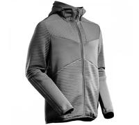 Mascot Workwear 22603 Customized Fleece hoodie with zipper Stone Grey M