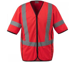 Mascot Workwear 50216 Safe Supreme Traffic Vest Hi-Vis Red 2XL Colour: 2XL
