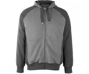 Mascot Workwear 50566 Unique Hoodie with zipper Dark Anthracite/Black 2XL