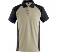 Mascot Workwear 50569 Bottrop Unique Polo Shirt Light Khaki/Black M Co M