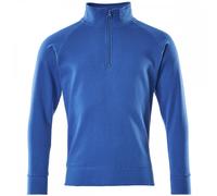 Mascot Workwear 50611 Crossover Sweatshirt with half zip Azure Blue XL XL