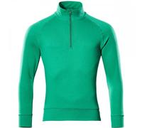 Mascot Workwear 50611 Crossover Sweatshirt with half zip Grass Green L L