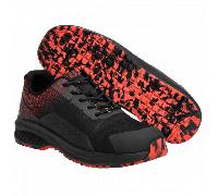 Mascot Workwear F1500 S3S Safety Shoe Black/Traffic Red UK8 Colour: Bl UK8 - EU42 - US9