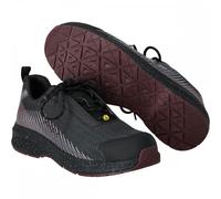 Mascot Workwear F1600 S1PS Safety Shoe Stone Grey/Bordeaux UK8 Colour: UK8 - EU42 - US9