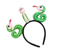 Mascotes Snake Headband | Cute Hair Clip with 3 Cartoon | Spring Festival Mascot for Holiday Holiday Birthday Chinese Moon Year