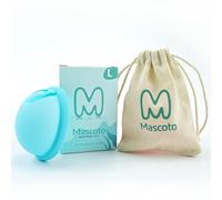 Mascoto® New Generation Menstrual Discs with Loop, Flat-fit Cup, Reusable Medical-Grade Silicone, Ultra Comfortable Tampon & Pad Alternative, Mess-Free Period Sex (Large)
