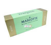 Mascotte Cigarette Filter Tubes x200, Gold - Pack of 5