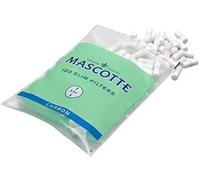 Mascotte Slim Charcoal/Carbon Activated Cigarette Filters 6mm 10 Bags of 120