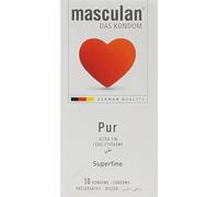 Masculan PUR 10 German condoms, crystal clear and super thin