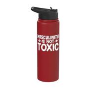 Masculinity is Not Toxic Stainless Steel Insulated Water Bottle