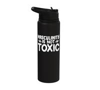 Masculinity is Not Toxic Stainless Steel Insulated Water Bottle