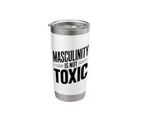 Masculinity is Not Toxic Strong Men Empower Each Other Stainless Steel Insulated Tumbler