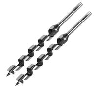 Masendelk 2pcs Ship Auger Drill Bit 25 x 300mm (Approximate 1 x 12 Inch), Wood Auger Bit with 11mm Hex Shank