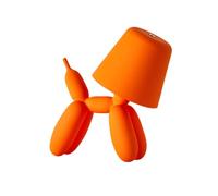 Masenkeli Balloon Dog Decorative Lamp - USB Rechargeable Touch Bedside Lamp with 3 Colour Temperatures is a Decorative lamp for Children's Rooms, bedrooms, cafes, Study Rooms and More (Orange)