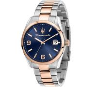 Maserati Attrazione R8853151006 - Man - 43 mm - Analogue - Quartz - Mineral Glass Blue 43 mm