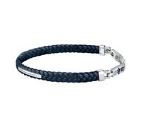 Maserati Bracelet Leather JM222AVE04 - Man - Leather Blue 23 cm