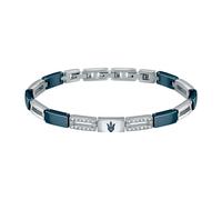 Maserati Bracelet Stainless Steel JM223ATZ23 - Man - Stainless Steel Blue/Silver 22 cm