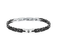Maserati CERAMIC BR SS CERAMIC Bracelet Stainless Steel JM425ATZ64 - Man - Stainless Steel Black/Silver 18 cm