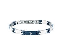 Maserati Ceramic Bracelet Stainless Steel JM426ATZ104 - Man Black/Blue/Silver 18,5 cm