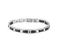 Maserati Ceramic Bracelet Stainless Steel JM426ATZ102 - Man Black/Silver 18,5 cm