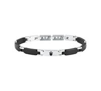Maserati Ceramic Men's Chain Bracelet | Steel, Blue, Rose-Gold, Size 19 + 3 cm