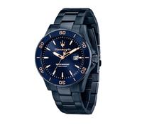 Maserati Competizione Men's Blue Dial Blue Tone Bracelet Watch
