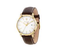 Maserati Epoca Men's Time and Date Watch | Steel, Leather, 40.00mm Case, Round Shape