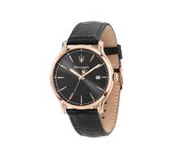Maserati Epoca Men's Time and Date Watch | Steel, Leather, 40.00mm Case, Round Shape