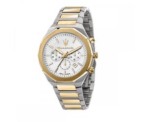 Maserati Gents Stile Two Tone Stainless Steel Watch