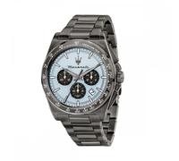 Maserati Gents Velocita Blue Dial Gunmetal Stainless Steel Special Edition Chronograph Watch
