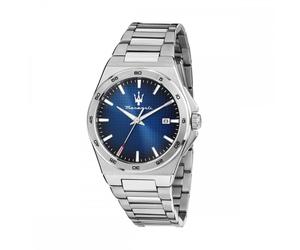Maserati Gents Velocita Slim Blue & Black Dial Stainless Steel Watch