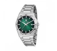 Maserati Gents Velocita Slim Green & Black Dial Stainless Steel Watch