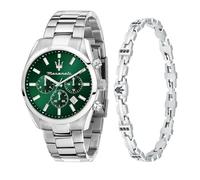 Maserati Herrenuhr, Analog, Quarz, Multifunktion, Stahlarmband, Attrazione Collection R8853151017