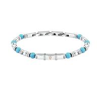 Maserati Men's Bracelet in Steel and Stones, Length 21.5 cm, ICONIC Collection
