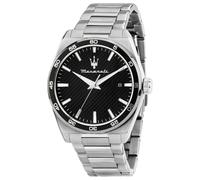 Maserati Index Black Dial Stainless Steel Bracelet Watch