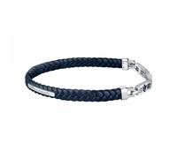 Maserati Jewels Blue Leather Bracelet 22.5cm