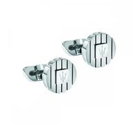 Maserati Jewels Engraved Trident Logo Cufflinks