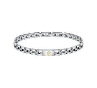 Maserati Maserati Stainless steel, Yellow gold PVD, Diamonds Men's Bracelet, JEWELS Collection - JM221ATY04