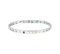 Maserati Men's Bracelet in Steel, Natural Diamonds, DIAMONDS Collection, Gift Ideas - JM125ATY23