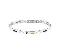 Maserati Men's Bracelet in Steel, Natural Diamonds, DIAMONDS Collection, Gift Ideas - JM125ATY25