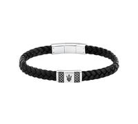 Maserati Men's Bracelet in Steel, Natural Leather, RECYCLED LEATHER Collection - JM424AVE25