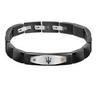 MASERATI Mens Bracelet JM419ARY05 Stainless Steel Black