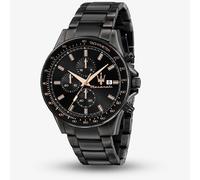 Maserati R8873640011 Sfida Chronograph Black IP Bracelet Watch - W81136