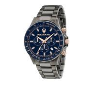 Maserati Men's Stainless Steel, Gun PVD Watch, Sfida Collection, with Stainless Steel Strap - R8873640001