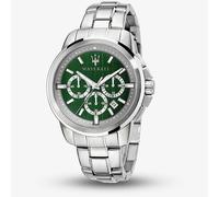 Maserati Mens Successo Green Dial Watch R8873621017