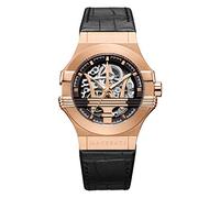 Maserati Men's Watch, Potenza Collection, Mechanical Automatic Movement, Three Hands Version, Stainless Steel and Leather Watch - R8821108002