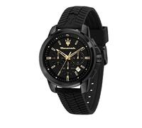 Maserati Men's Stainless Steel, Silicone Watch, Successo Collection, with Silicone Strap - R8871621011