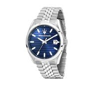 Maserati Men's Watch, Time, Date, Analog, 43 mm, Attraction Collection, Horizontal Stripes
