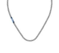 Maserati Maserati Stainless steel, Diamonds, Blue PVD Men's Necklace, JEWELS Collection - JM221ATY02