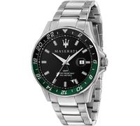 Maserati Sfida Men's Black Dial Stainless Steel Bracelet Watch